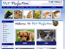 Tablet Screenshot of petperfection.net